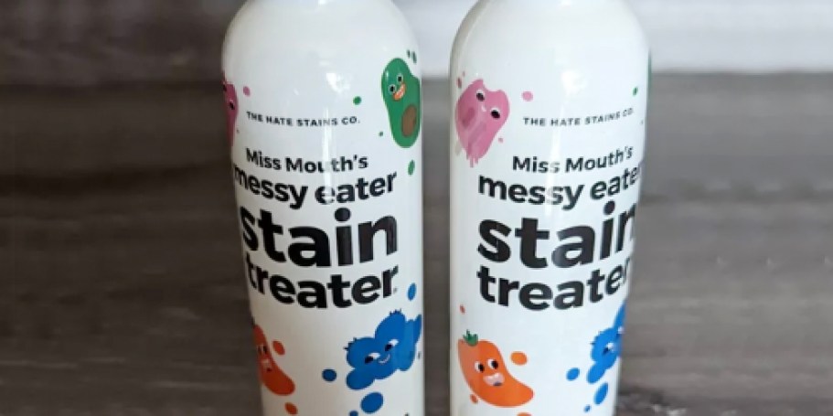 Miss Mouth’s Stain Treater 2-Pack Only $10 Shipped on Amazon | Works on Clothes, Carpet & Upholstery