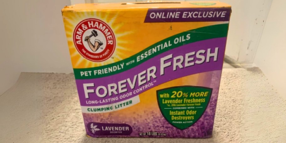 Arm & Hammer Cat Litter 18lb Box ONLY $7 Shipped on Amazon