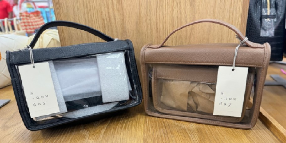 Target’s Trendy Clear Travel Pouch Set is Only $12!