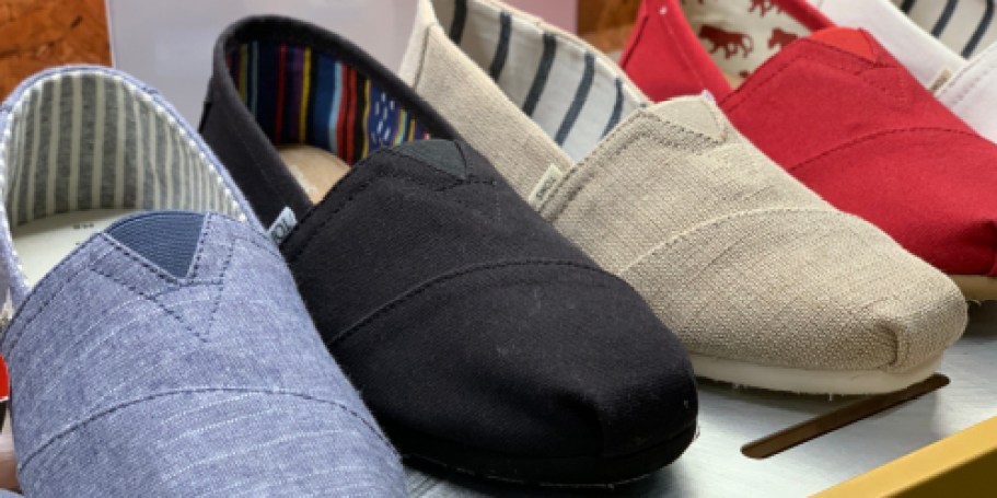 Up to 70% Off TOMS Shoes = Cute Styles from $13