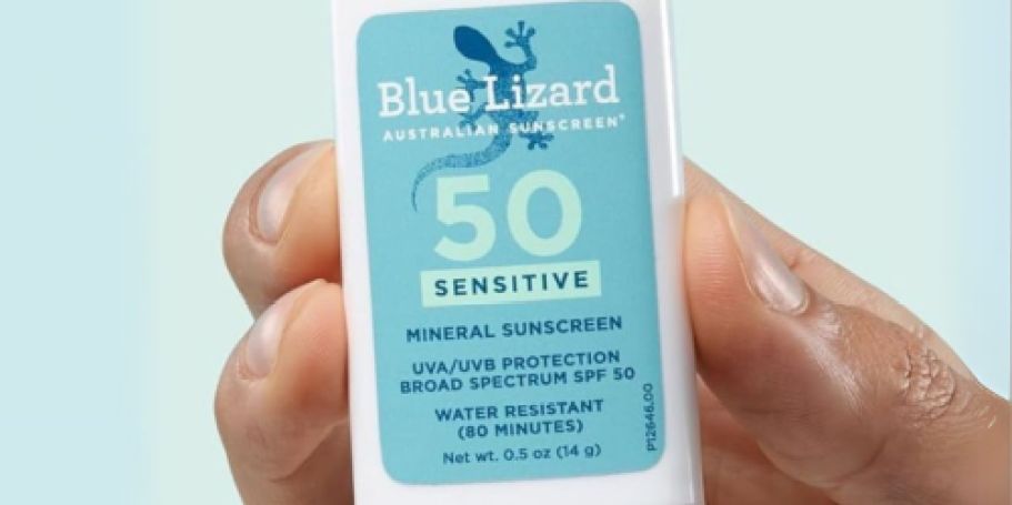 Blue Lizard Sunscreen Stick Just $6.64 Shipped on Amazon