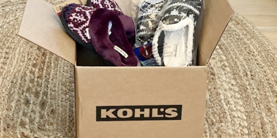 Up to 85% Off Kohl’s Slippers | Styles from $3.74