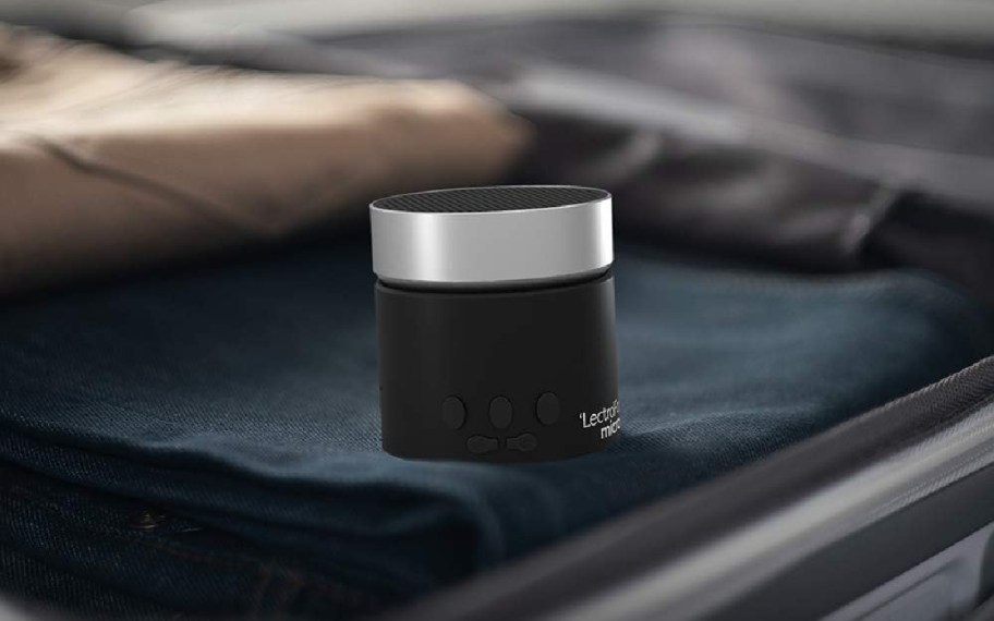 black mini sound machine