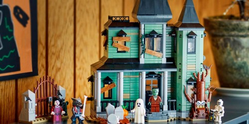 New LEGO Halloween Sets Available Now (Cute Wreath, Haunted Mansion, & More)