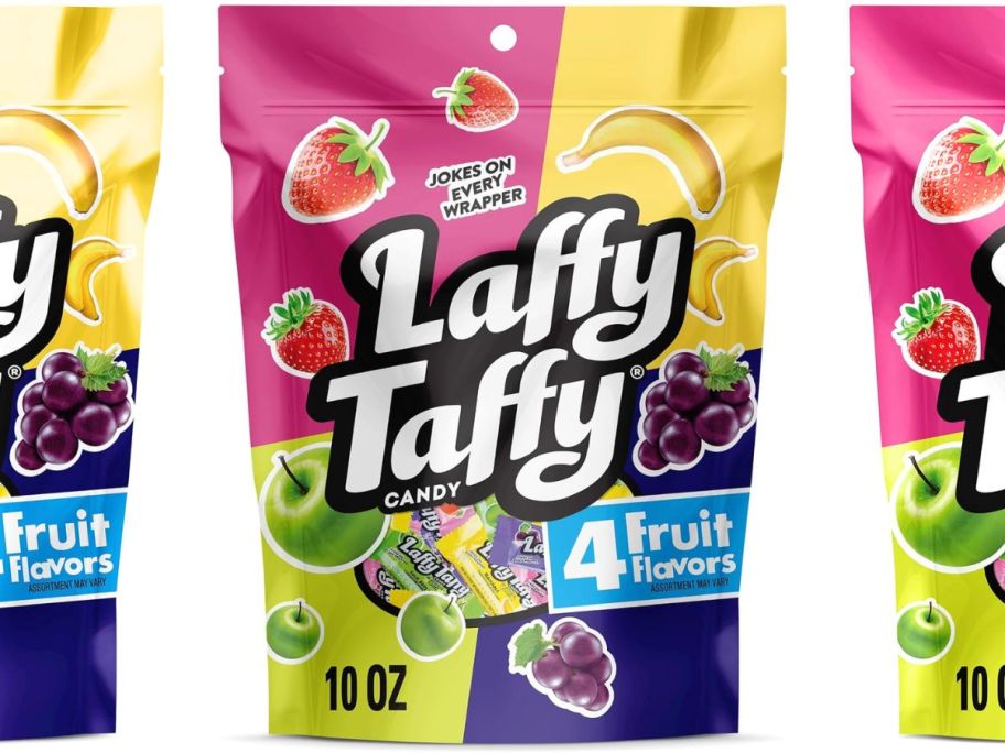 Laffy Taffy Assorted Mini Bars 10oz Stand-Up Bag stock image