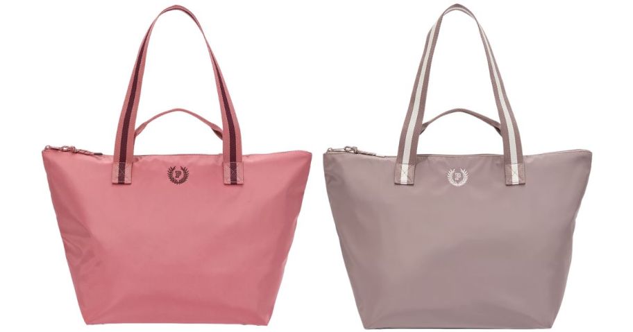 2 pink totebags