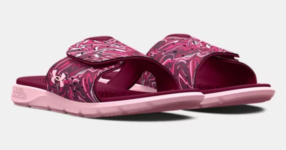Under Armour Girls&nbsp;UA Ignite Pro Graphic Strap Slides