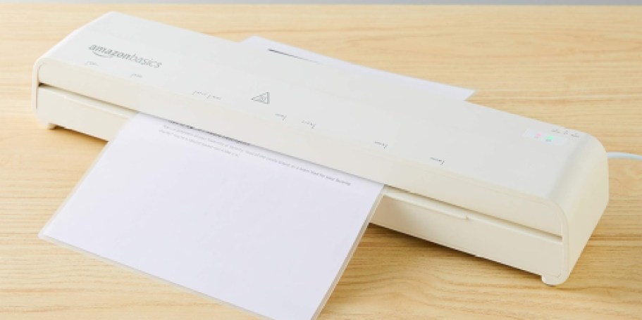 Amazon Basics Desktop Laminator Only $22.99 Shipped (Reg. $43) – Today Only!