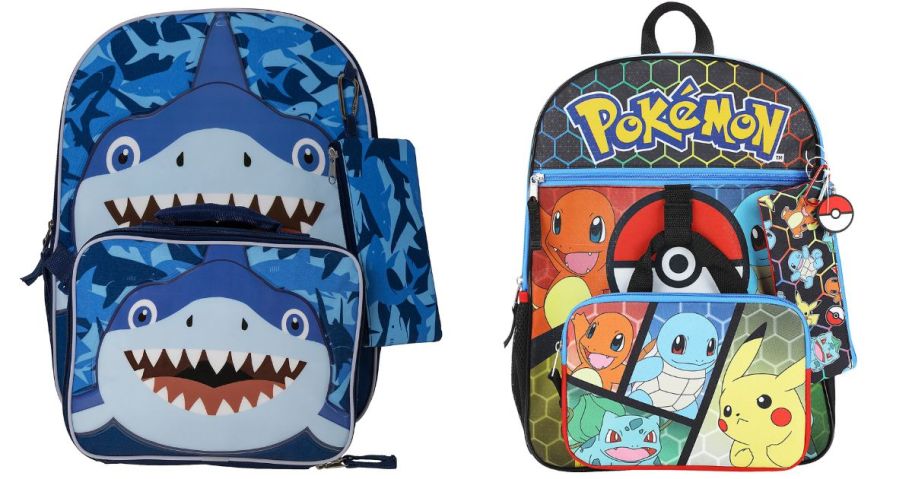 Kids Character Backpacks&nbsp;stock images