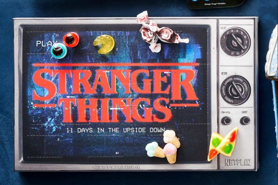Stranger things box with halloween gummies