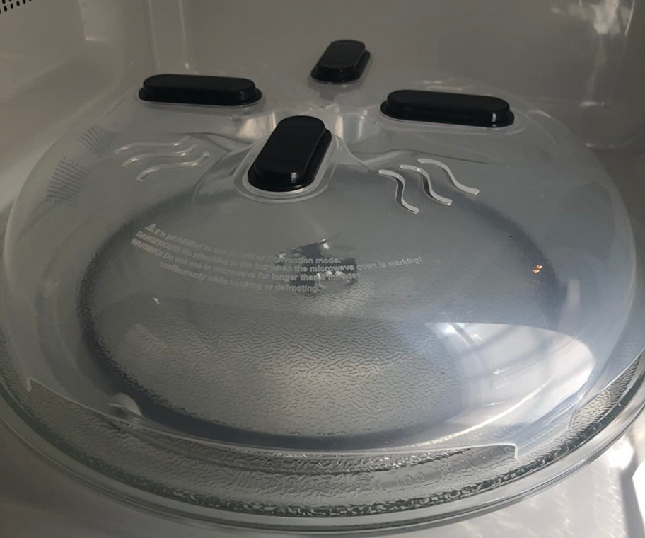 splatter cover in microwave
