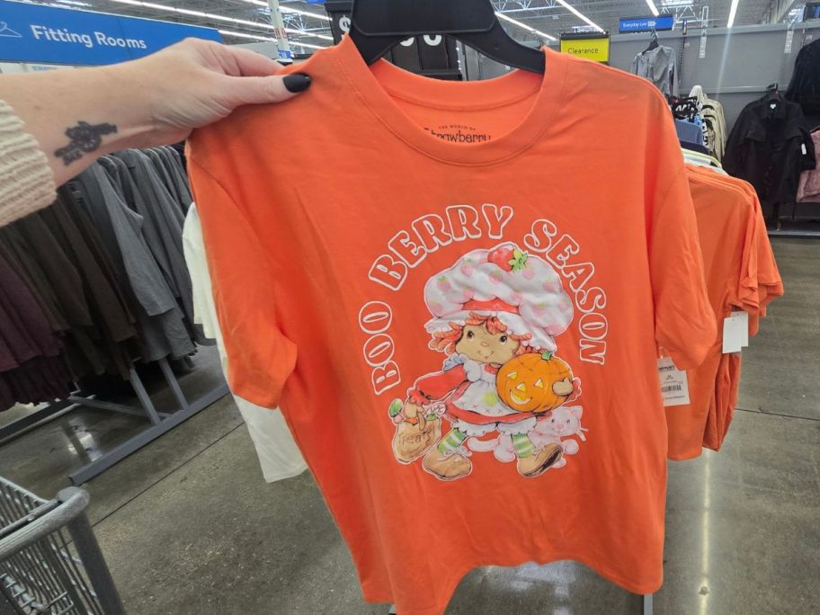A Walmart Halloween Strawberry Shortcake T-Shirt