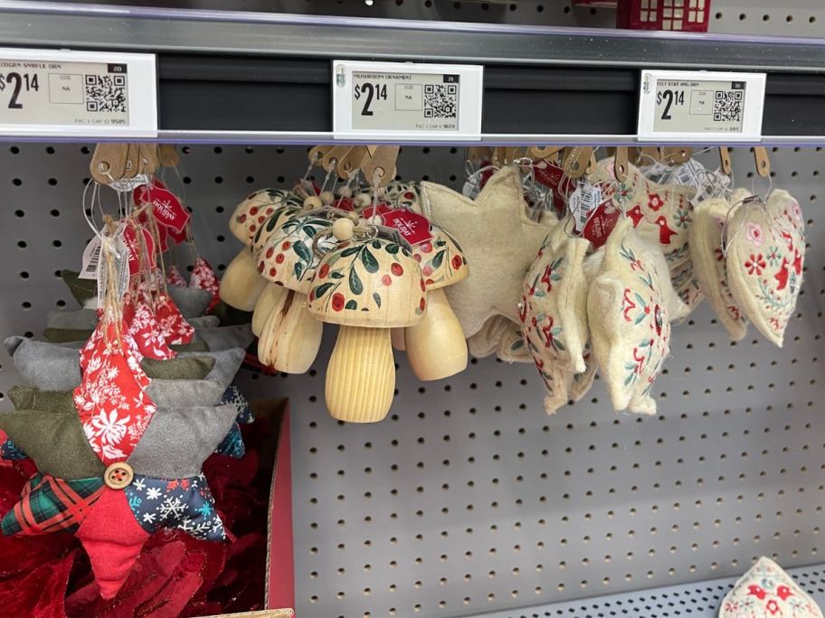 Primitive Ornaments displayed in a store
