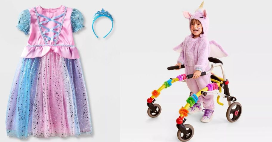two adaptive toddler costumes