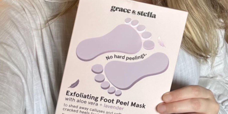 Grace & Stella Foot Peeling Masks 2-Pack Just $5 Shipped on Amazon (Reg. $10)