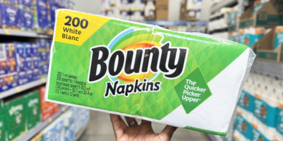 Bounty Napkins 200-Pack Only $3 Shipped on Amazon