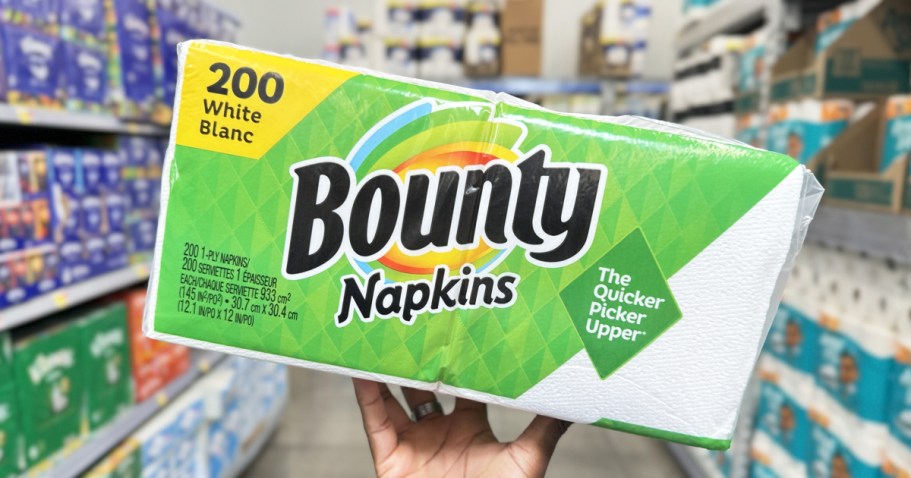 Bounty Napkins 200-Pack Only $3 Shipped on Amazon