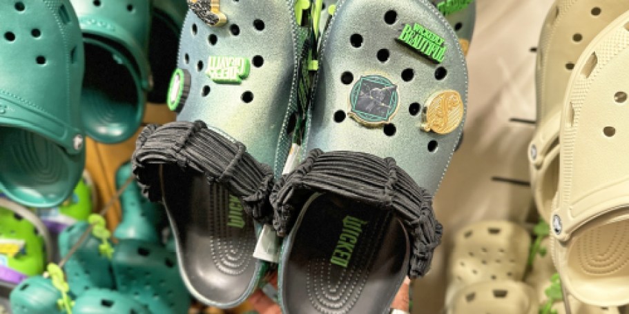 Up to 55% Off Wicked x Crocs Collection | Elphaba Clogs Just $41.99