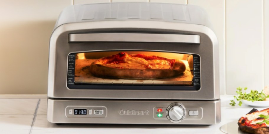 Cuisinart Pizza Oven Only $99 Shipped (Reg. $300) | Includes Pizza Stone, Peel, & Deep Dish Pan