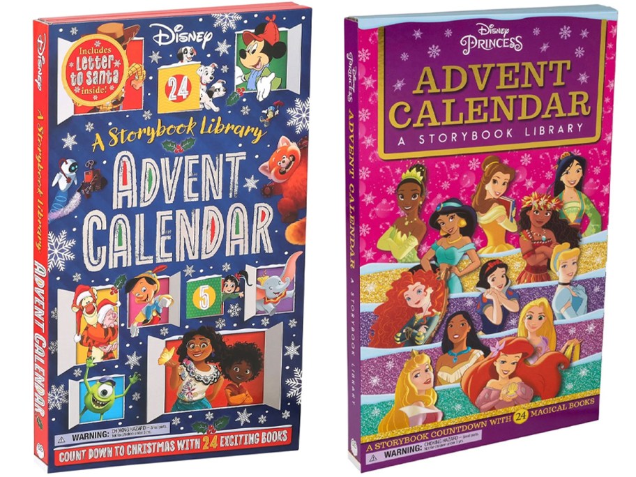 two disney advent calendars 