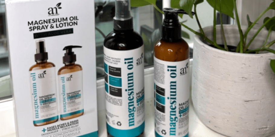 Magnesium Oil Spray AND Lotion Set Only $9.99 Shipped on Amazon