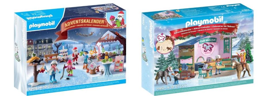 two playmobil advent calendar boxes
