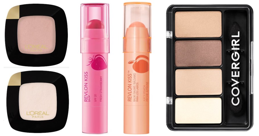 eyeshadow and lip balm