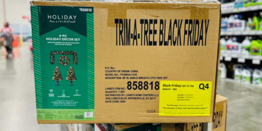 Pre-Lit Christmas Tree Decor Set Only $29.50 ($149 Value) | Will Sell Out!