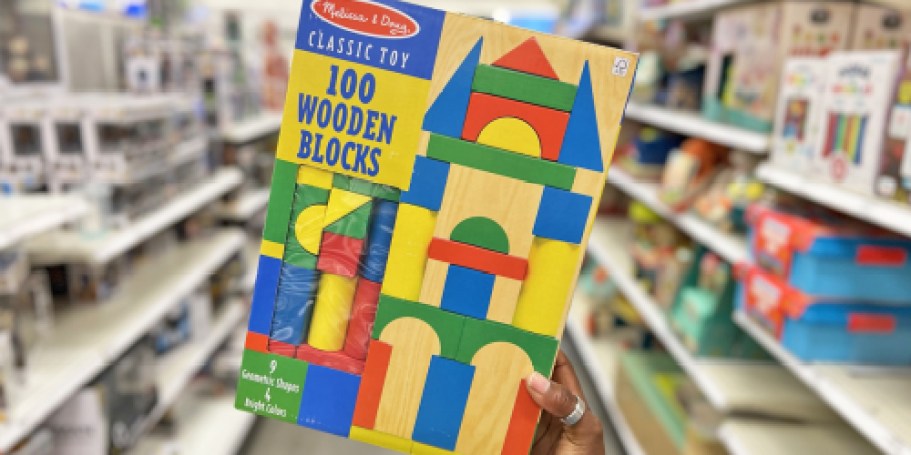 Melissa & Doug 100-Piece Building Blocks Set Only $10 on Amazon (Reg. $28)