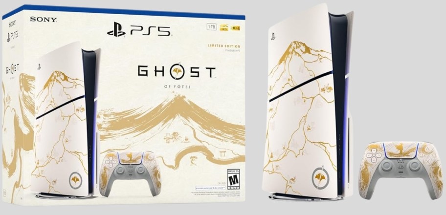 ps5 yotei bundle box console and controller