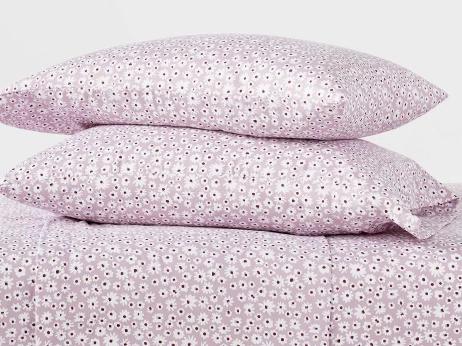 Room Essentials Printed Microfiber Sheet Set 