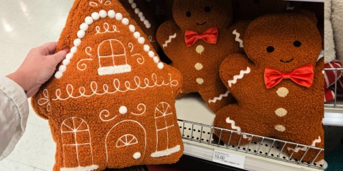 Target Christmas Throw Pillows ONLY $6 (Reg. $10) | Adorable Holiday Designs!