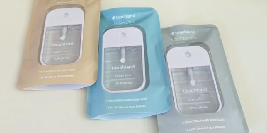 Touchland Hand Sanitizers 3-Pack Only $19.95 Shipped on Amazon | Just $6.65 Each!