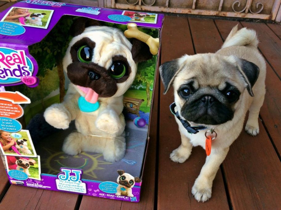furReal JJ My Jumping Pug&nbsp;in box w Pug