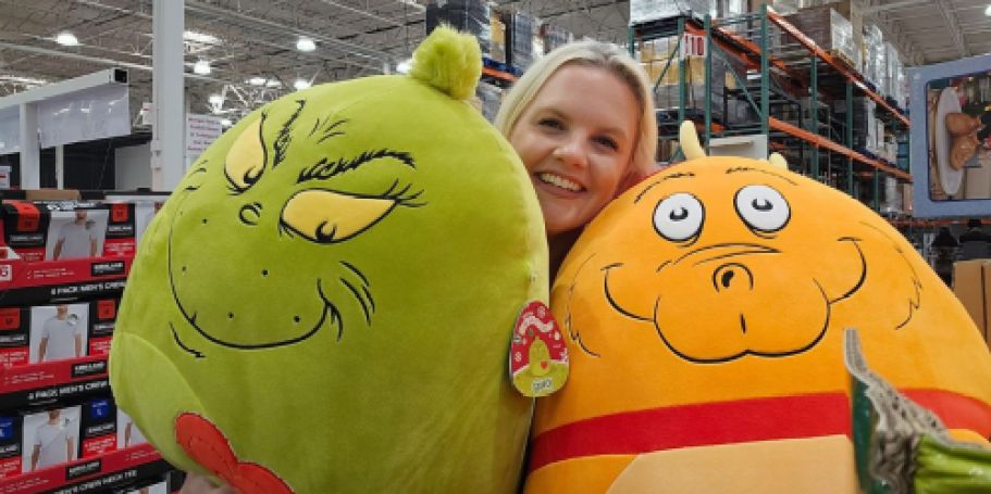 HUGE Grinch & Max Squishmallows Spotted at Costco