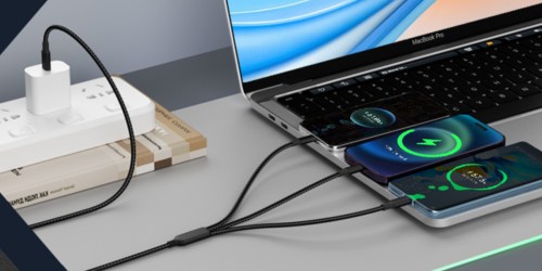 3-in-1 Charging Cables 2-Pack Only $3.59 Shipped for Prime Members