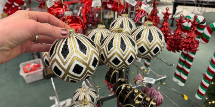 70% Off Macy’s Christmas Decor | Ornaments from $1.99!