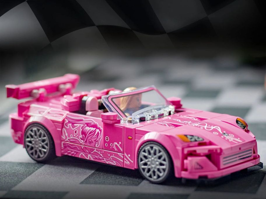pink LEGO Speed Champions 2 Fast 2 Furious Honda S2000 Car Toy