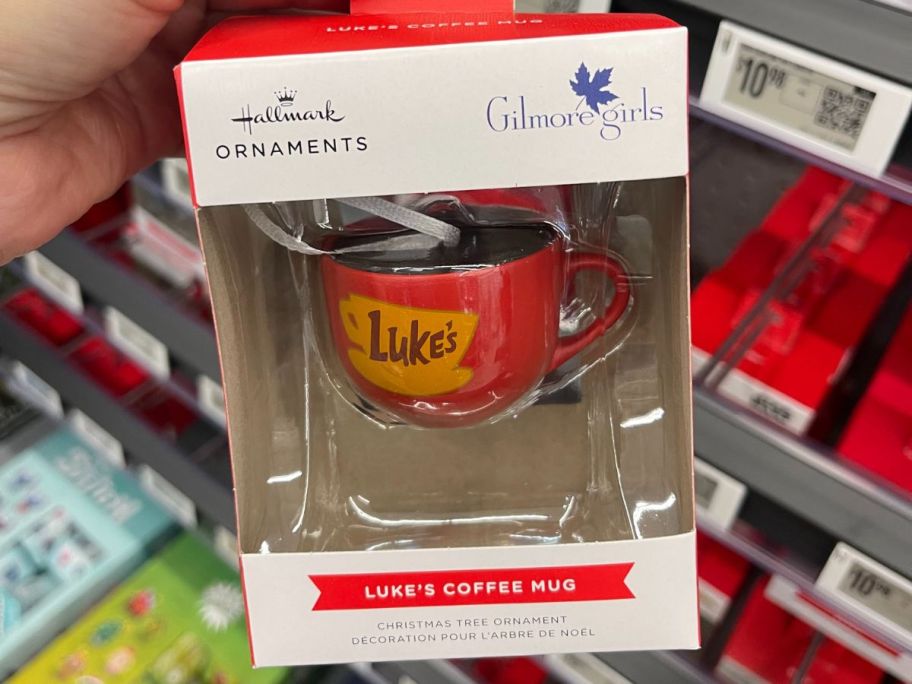 Luke's Coffee Mug Christmas Ornament