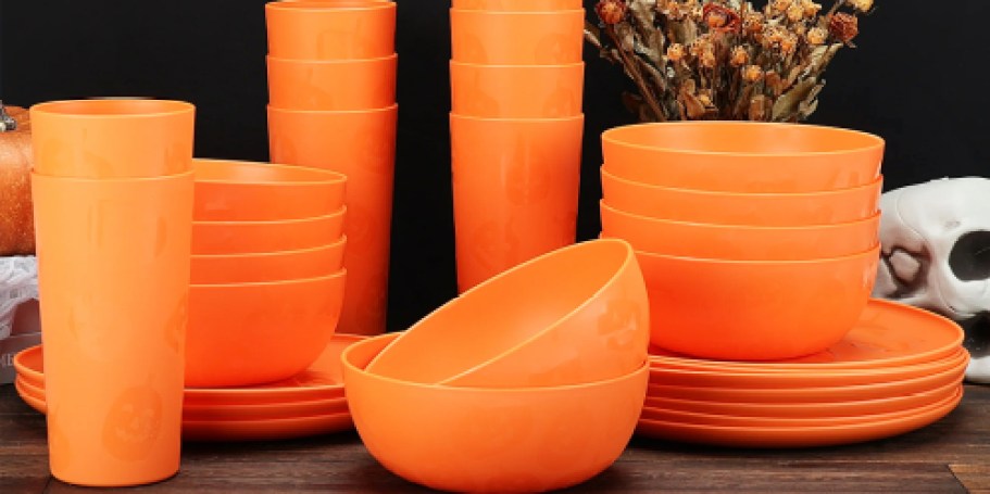 Mainstays 30-Piece Halloween Dinnerware Set Just $3.69 on Walmart.com (Reg. $15)