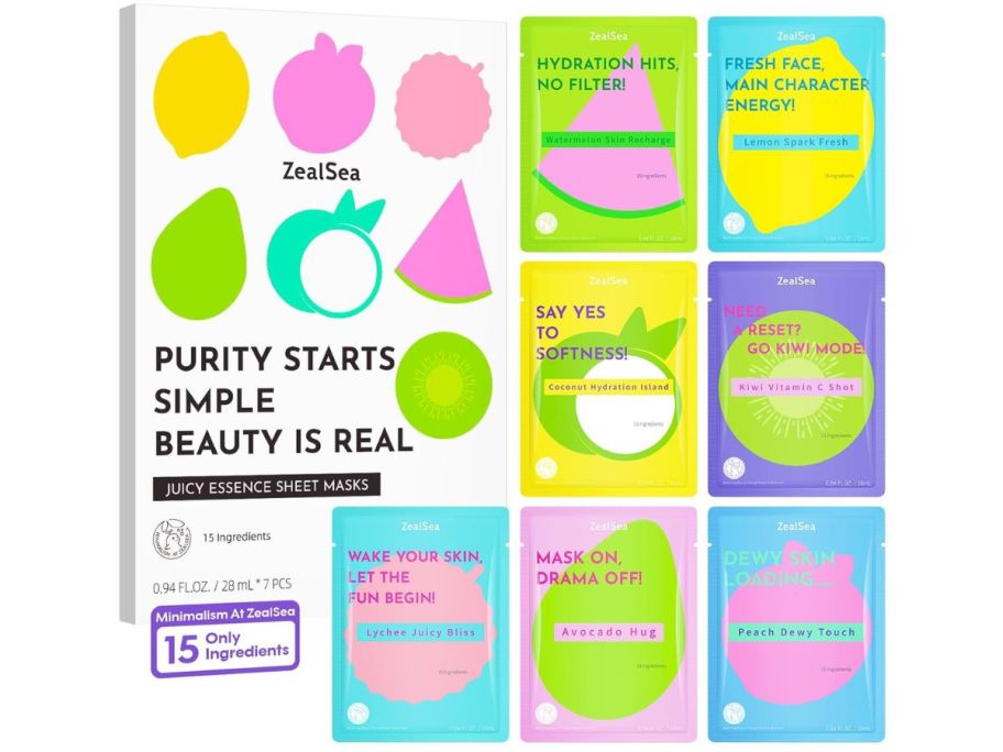 ZealSea Fruit Season Face Masks