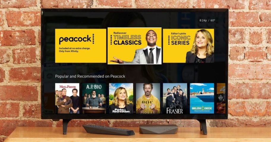 peacock on tv