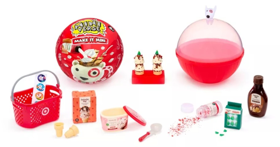 a Make it Mini Target holiday food favorites capsule and mini food toy items
