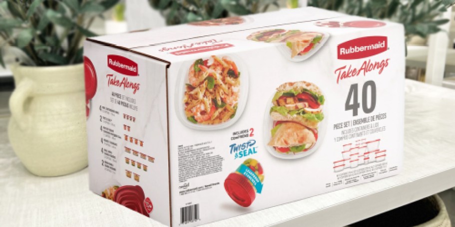 Rubbermaid TakeAlongs 40-Piece Set Only $13.94 on Walmart.com (Reg. $28)
