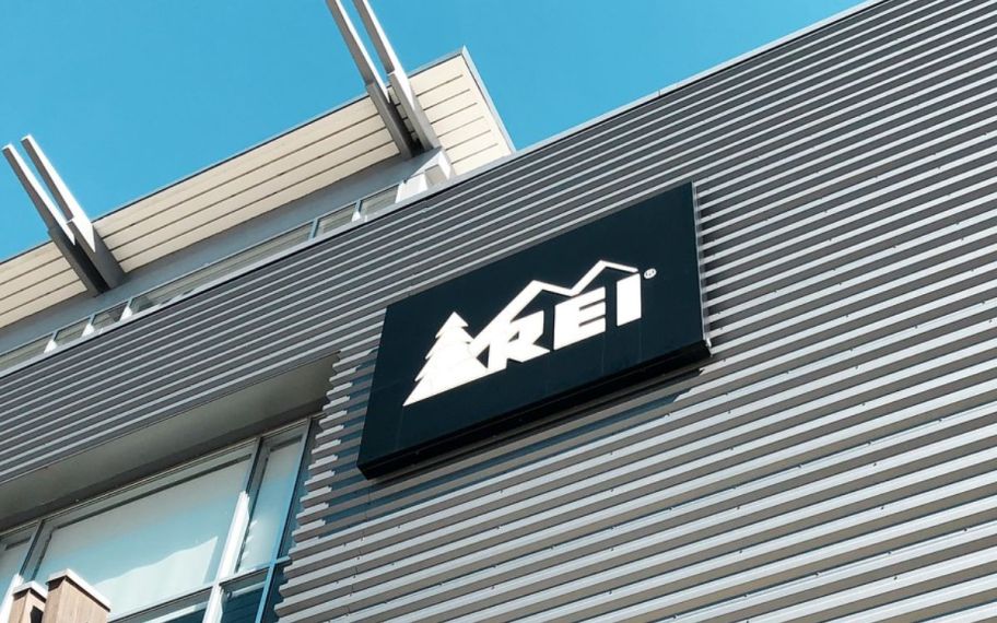 exterior shot of an REI store