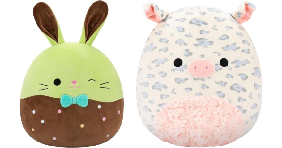 Squishmallows Chocolate Dipped Bunny & Spotted Pig
