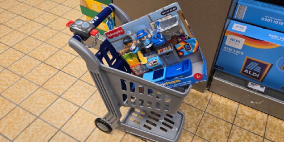 These ALDI Toy Grocery Shopping Carts & Playsets Are So Fun!