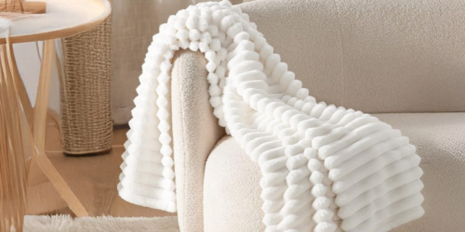 Reader-Fave Plush Throw Blanket Just $8 Shipped for Prime Members (Reg. $18)