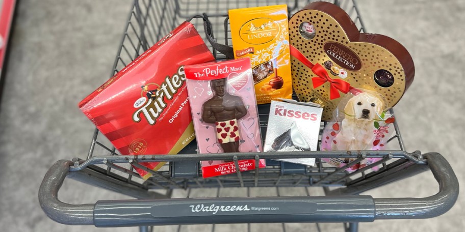 walgreens cart full of candy