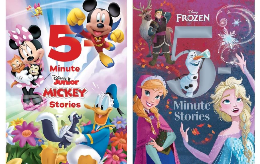 5 minute stories in mickey mouse and frozen 